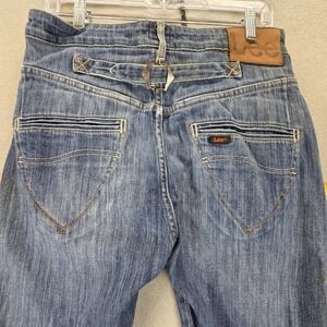 Lee Jeans‎ Womens Blue Medium Wash Buckle Back Fits 29x27